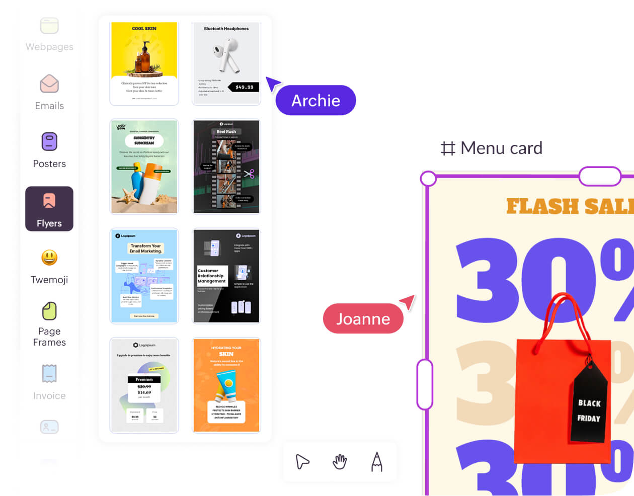 Reusable Kits in the Vani toolbar