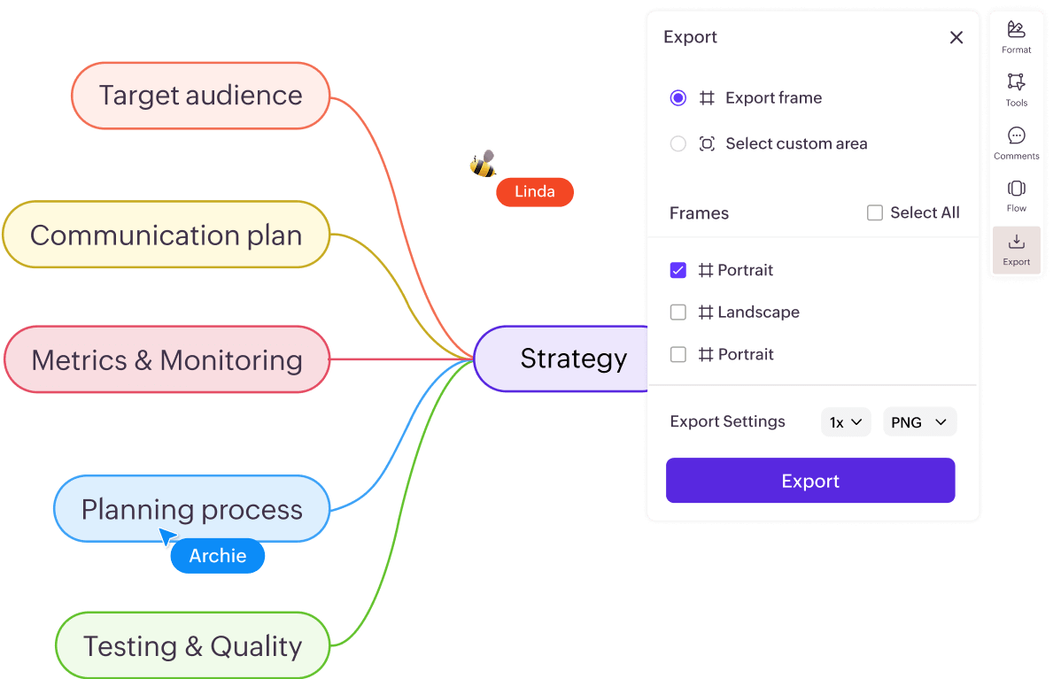 Teammates mapping out a strategy for a new product