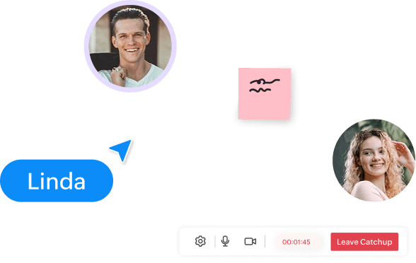Real-time collaboration with voice notes and Catchup