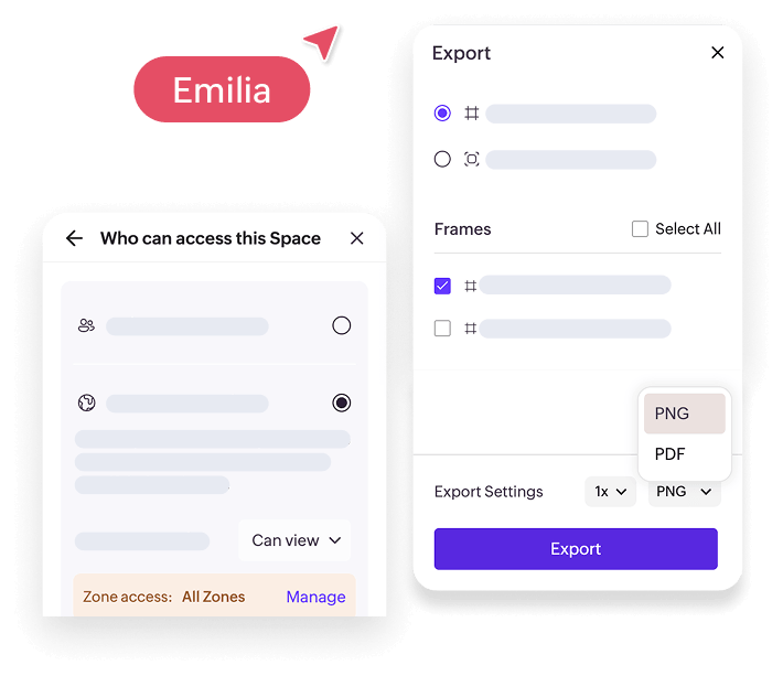 Export and share process maps