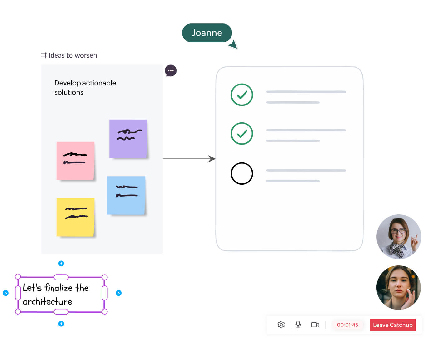 Keep decisions and actions connected on Vani's infinite canvas